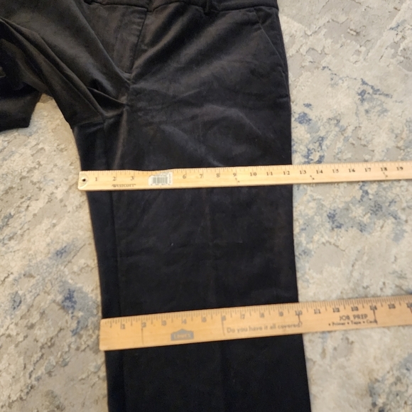 NWT Loft Velvet Black Riviera Slim Pants Womens Size 14 - Picture 10 of 16